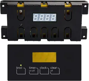 316455410 Range Oven Control Board for Electrolux Kenmore, Gas Range 7 Button Control Board Clock 5304518661 316222800