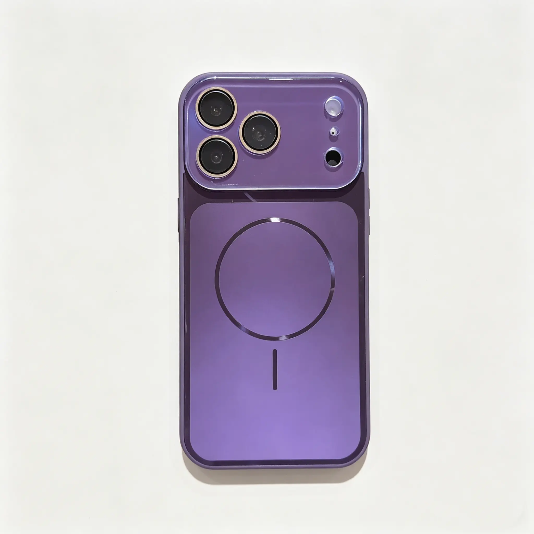 Custom High Gloss Large Window Phone Case Accessories, Shiny Streamer Light Effect, Soft Matte Anti-Fingerprint Texture, Full Laminated Camera Lens Guard, Magnetic Wireless Charging Shockproof Slim Cover for iPhone 16, 17 Series Pro Models & 17 Pro Max
