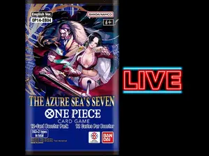 ( live ) One Piece OP14 The Azure Sea’s Seven Sleeved Booster Pack