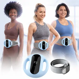 2026 New Fascia Double-ring resonance Mini Muscle Recovery Fascia Device upgraded adjustable strap fits Up to 55in waist, Cordless Rechargeable, Designed for Waist & Back Muscle Recovery portable massager gift