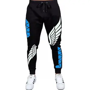 Angelica Free Fire Sweatpants, Unique Design For Gamer Fans Gift Blue Graphic Print