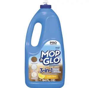 Mop & Glo Professional Multi-Surface Floor Cleaner, Fresh Citrus Scent, 64 Oz