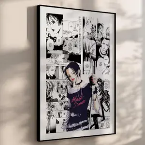 Curated Manga Panels Wall Art, Nana Osaki Manga Poster, Stylish Anime Room Decoration (Unframed, Print Only)