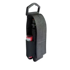 Outdoor Sports Waist Bag, Portable Flashlight Holster, Flashlight Storage Bag with Battery Pouch on Both Sides, Sports & Outdoor Clothing Accessories