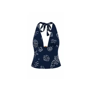 Ibiza Coastal Halter Top