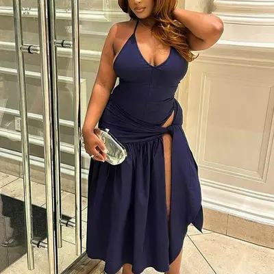 Body Suit Wrap around Skirt Tank Top Top TikTok Shop