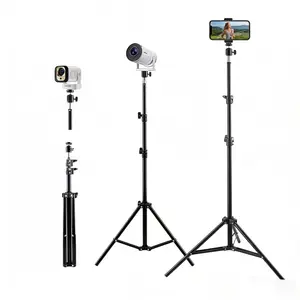 Adjustable Laptop Tripod Stand, Projector Holder, Flexible Neck Phone Stand, Metal Projector Bracket, Adjustable Mic Stand, Telescopic Stand for Office Home Stage Studio Dj Equipment