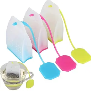 Reusable Tea Bags - Set of 5 Reusable Bags with Handles in Assorted Colors