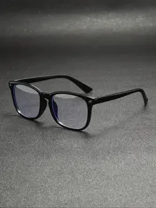 Unisex Y2K Clear Lens Glasses with Stylish Square Frames for Daily Learning and Reading, Stylish Casual Eyewear for All Occasions, Square Frame Eyeglasses