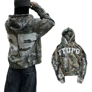 Unisex classic retro style casual fashion letter pattern printed high quality zipper hoodie, suitable for autumn and winter outdoor wear, daily wear and gifts for friends