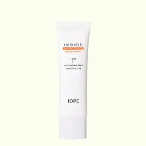 IOPE UV Shield Essential Sun Protector SPF 50+ PA++++ - Korean Brightening Facial Sunscreen for Daily Use, Gentle Moisture, Anti-Aging, Clear Skin Repair