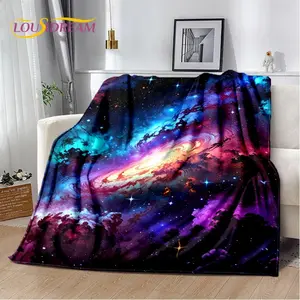 Universe Galaxy Stars Blanket – Ultra Soft Cozy Space Throw for Bed, Sofa & Room Decor