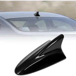 Shark Fin Antenna Cover Compatible with for Elantra Sedan MD 2011-2016,for Hyundai Sonata Sedan YF 2009-2014 w/GPS,for Genesis Sedan BH 2008-2013,96210,962103Q800,962103X100NKA (Glossy Black)