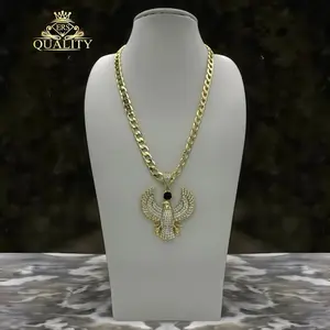 N55  Eagle Necklace - Gold Plated 14k