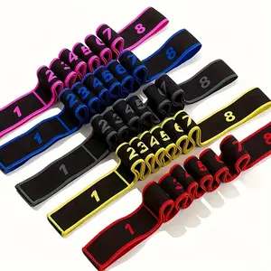 Yoga Elastic Band - Fitness Resistance Band - Tension Band - Stretching Band - Stretching and Muscle Tension Band - Shoulder and Back Opening - Yoga Number Band