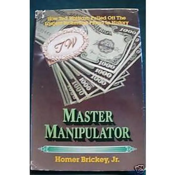 USED Book - Master Manipulator by Homer Brickey (Hardcover) - english