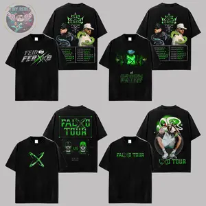 Feid Ferxxo Collection Shirt Size S-5XL - FEID vs FERXXO: Falxo Tour 2026 High-Quality Shirt Feid Ferxxo 2026 Tour Heavy Cotton Unisex T-Shirt, Graphic Reggaetón, Latin Pop Feid Ferxxo Fan Merch Gift