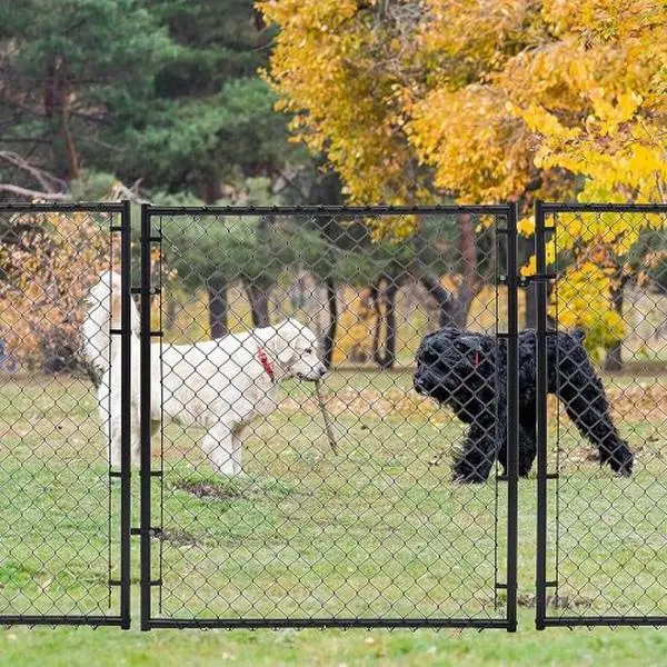 Fit-Right Adjustable Chain Link Gate Kit for Outdoor Decking & Fencing - Durable Steel Construction