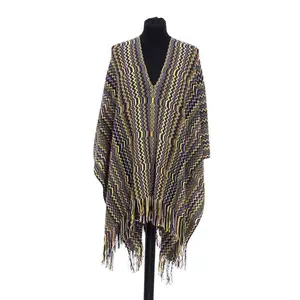 Missoni Multicolor Wool Poncho