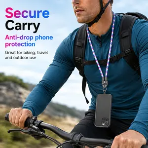 Everyday USB C Phone Strap Charging Cable, 240W Type-C Anti-Drop Lanyard Cord, Wearable Fast Charge Cable for Work, School, Commuting and Power Bank