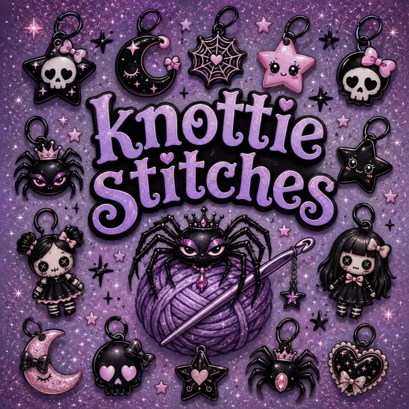 Knottie Stitches - Crochet / Knitting Stitch Markers