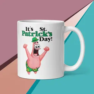 Spongebob St. Patrick's day mug