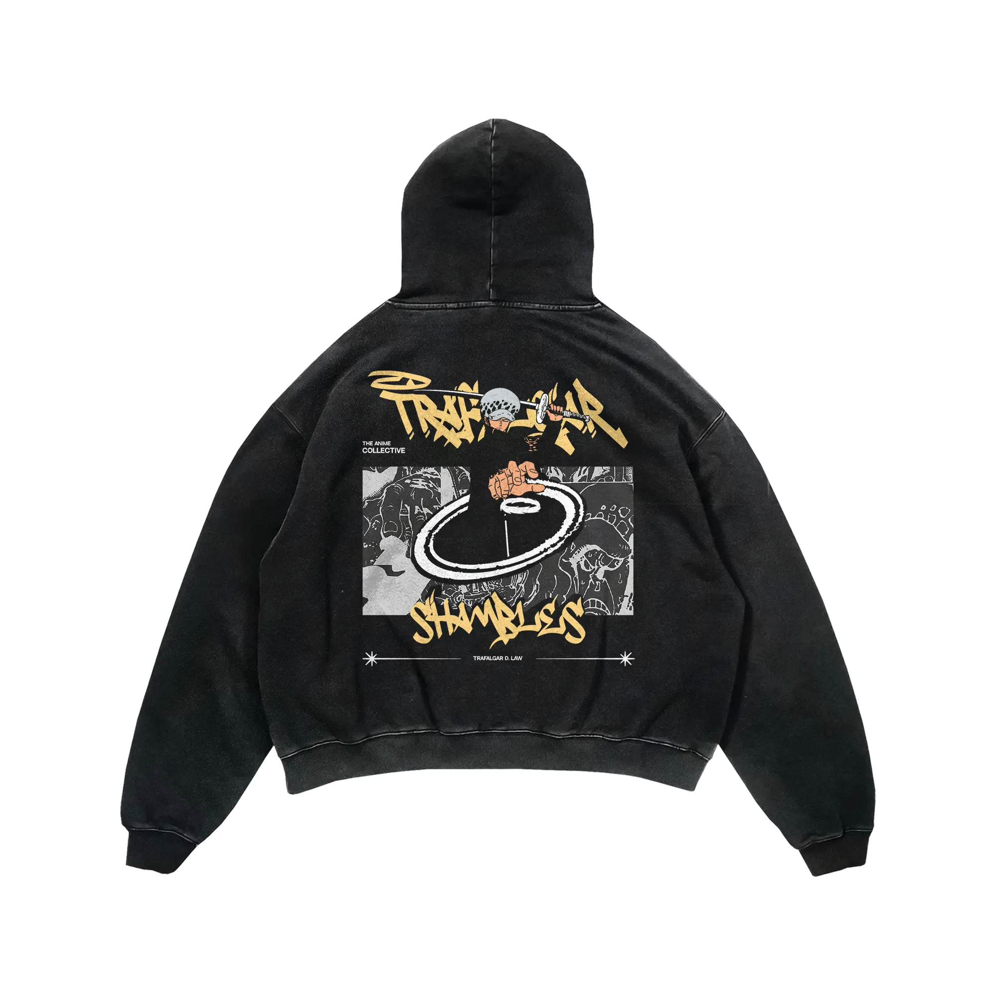 Law Vintage Hoodie | One Piece Hoodie Vintage Anime Streetwear Graphic Oversized Collector Tee, Gift For Fan Anime