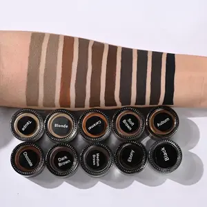 Waterproof Eyebrow Pomade - 10 Shades Available for Perfect Brow Makeup