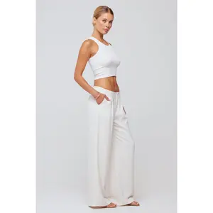 Malcolm Trousers in Cream