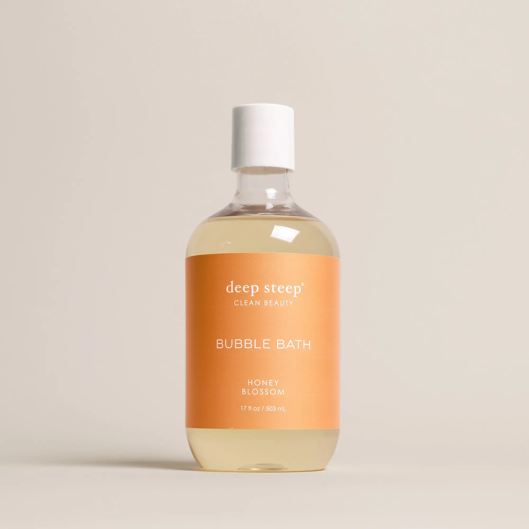 Deep Steep Bubble Bath - Honey Blossom - Moisturizing Bath with Aloe Vera & Argan Oil - Body Care for Gentle Nourishment & Relaxation