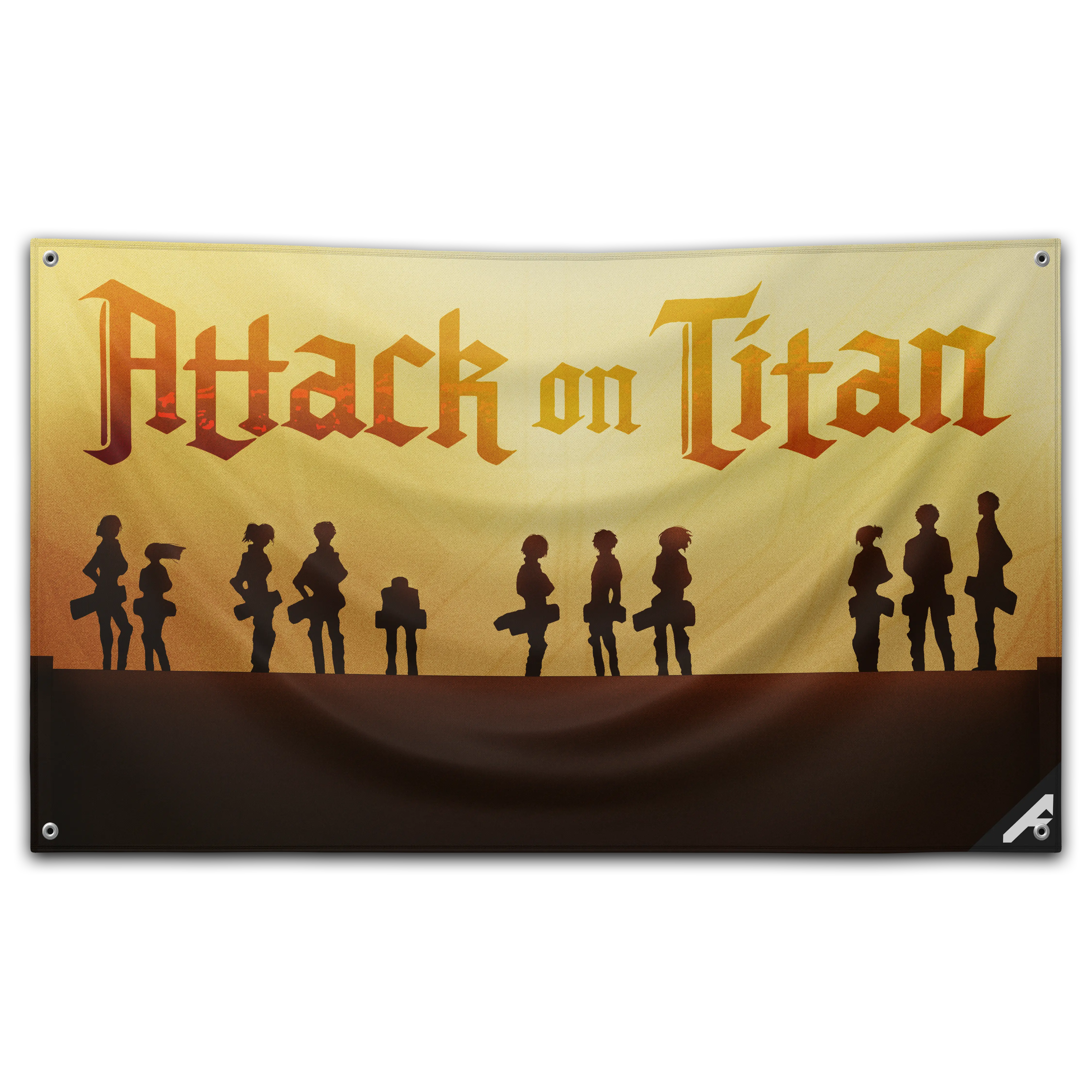 The AOT Flag, Attack On Titan, Anime, Dorm Room Flag, Banner & Backdrops for Room