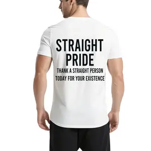 Straight Pride T-shirt, Thank A Straight Person Today For Your Existence Shirt, Funny Pride Statement Tee, Unisex Graphic Shirt, Casual Cotton Tee