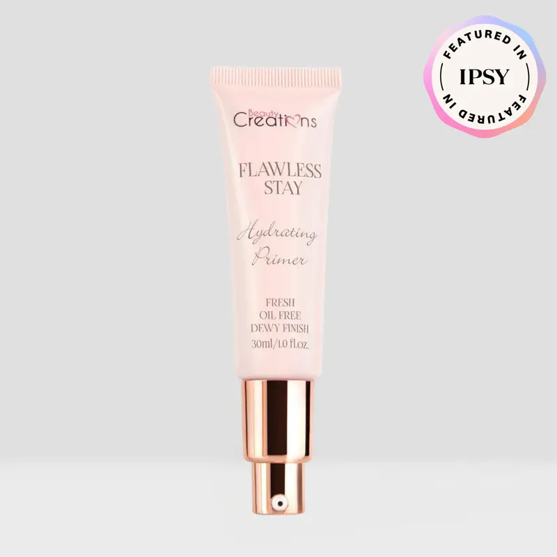Beauty Creations Flawless Stay Hydrating Cosmetic Primer, Radiance-Boosting Seamless Base for Makeup & Flawless Face Makeup