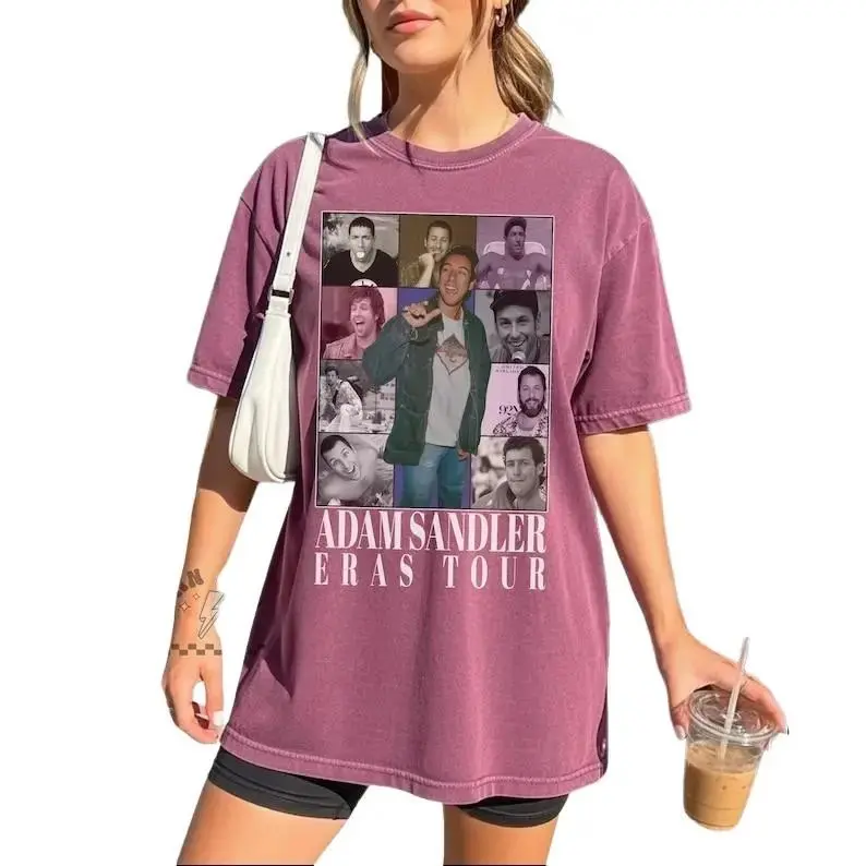 Adam Sandler Tour Tee,  Retro Comedy Graphic Shirt,  Vintage Style Humor T-Shirt  Funny Movie Star Shirt  Comfort Colors Shirt