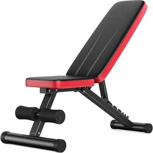 Basic Weight Bench for Home Gym, Foldable Workout Bench with 8 One Backrest, 660 Lbs Weight Adjustable Bench adjustable kettlebell portable bench power rack