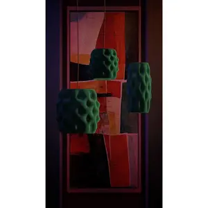 Kowafat Company Fire Lamp Shades, Dinner Table, Party, Living Room, Bedroom