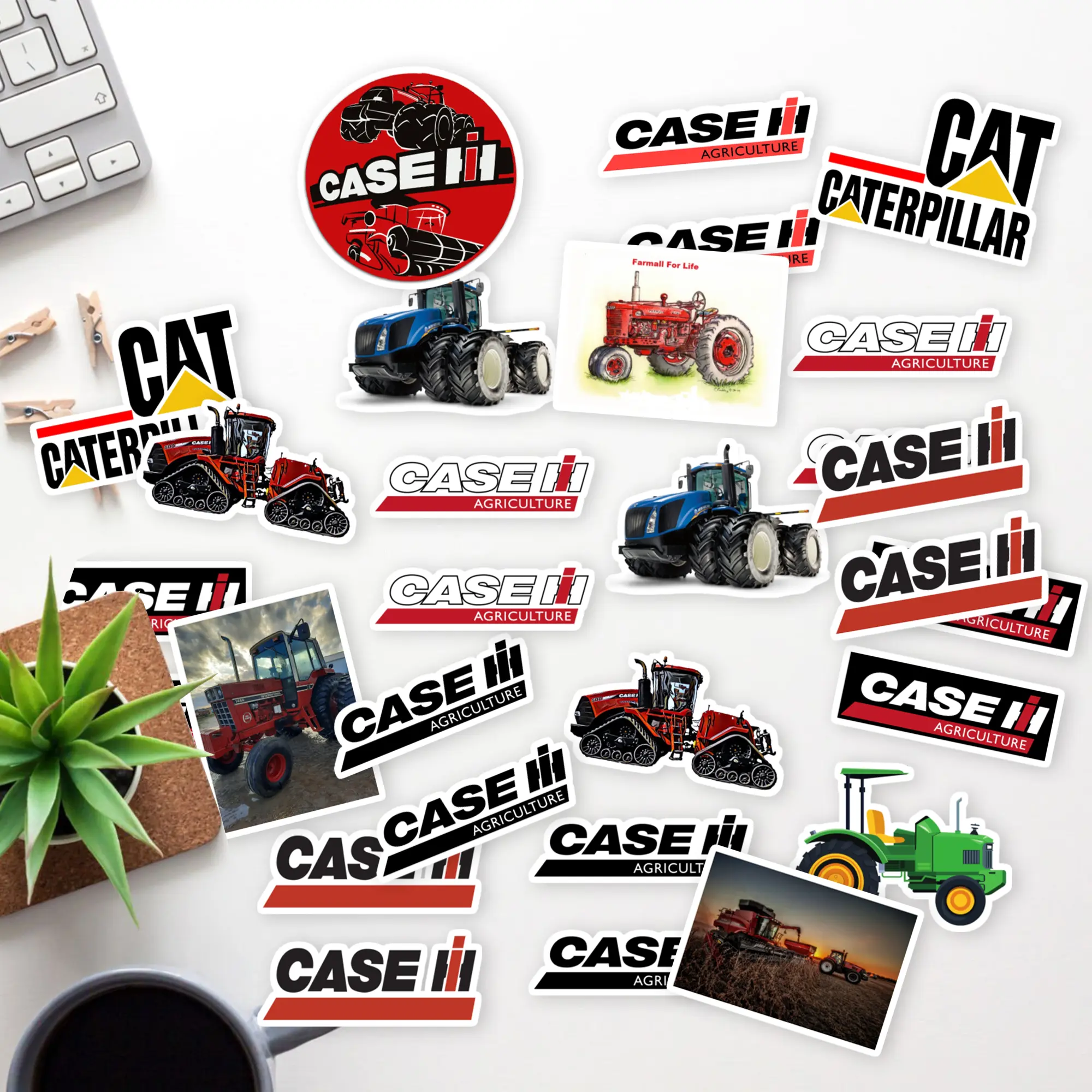 Stickers Pack 20 Pcs Case Laptop Ih Vinyl Colorful Aesthetic Waterproof Bike Guitar Bumper Car Bottle Skateboard Luggage Water
