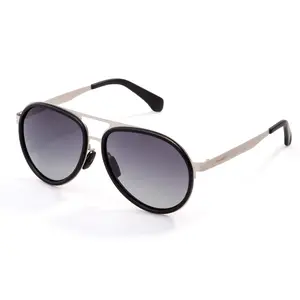 COLOSSEIN Retro Aviator Polarized Sunglasses for Women Men Double Bridge Ladies Shades