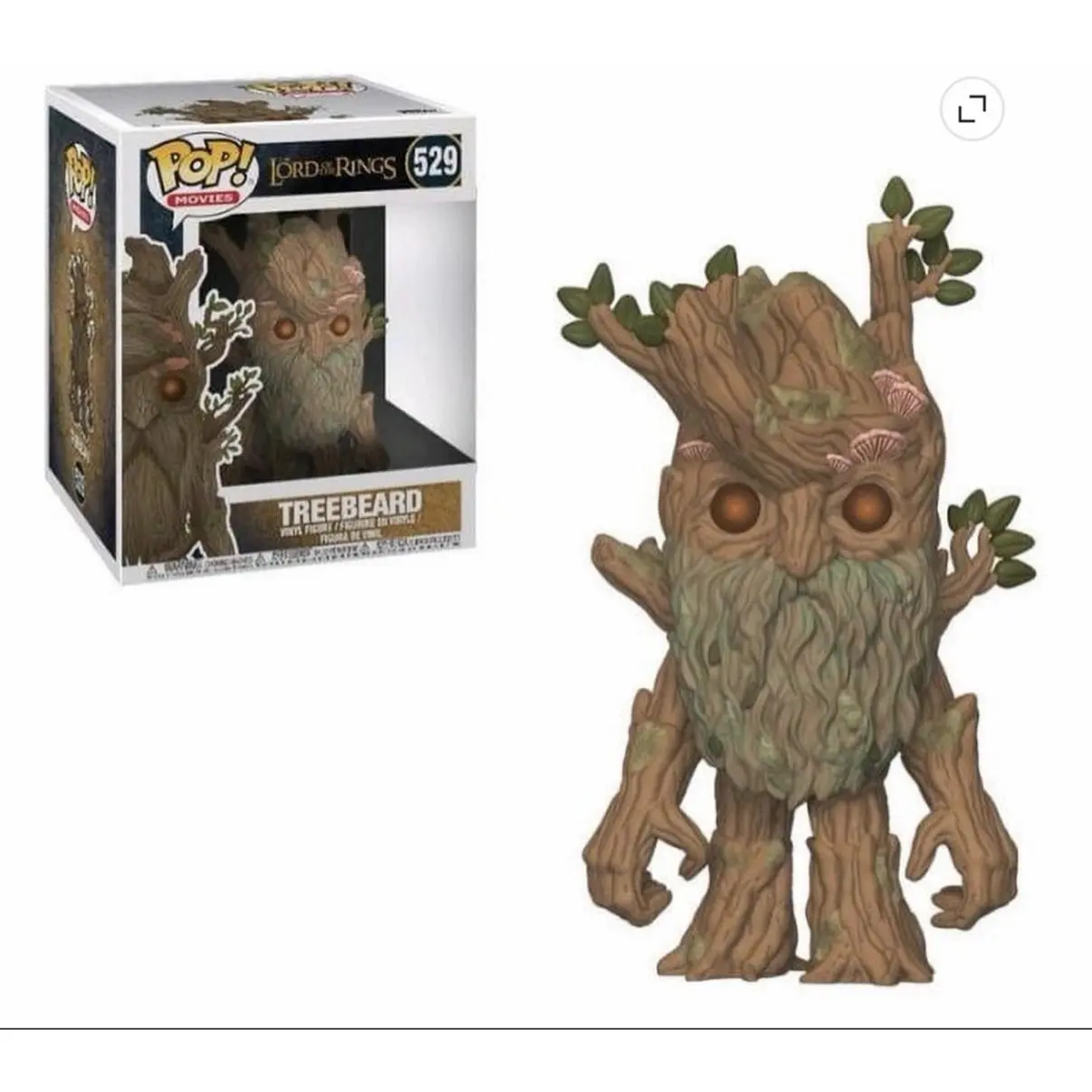 Funko Pop The Lord of The Rings Treebeard #529 with Protector Collectible Figure