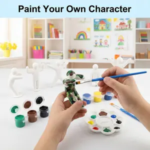 【MUNBYN】Meccha Chameleon A Parent-Child Art Project & Treasure Hunt — Built for Backyards, Playgrounds, and Playing with Friends.  Paint Kit – 3D Printed Hide & Seek Minis | DIY Blank Figurine Set | Viral Desk Toy & Gamer Gift #meccha chameleon