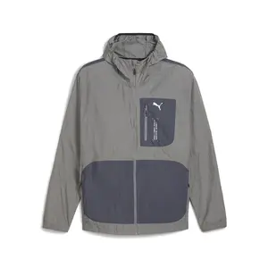 PUMA Mens M Seasons Windcell Jacket Athletic Outerwear Casual - Grey