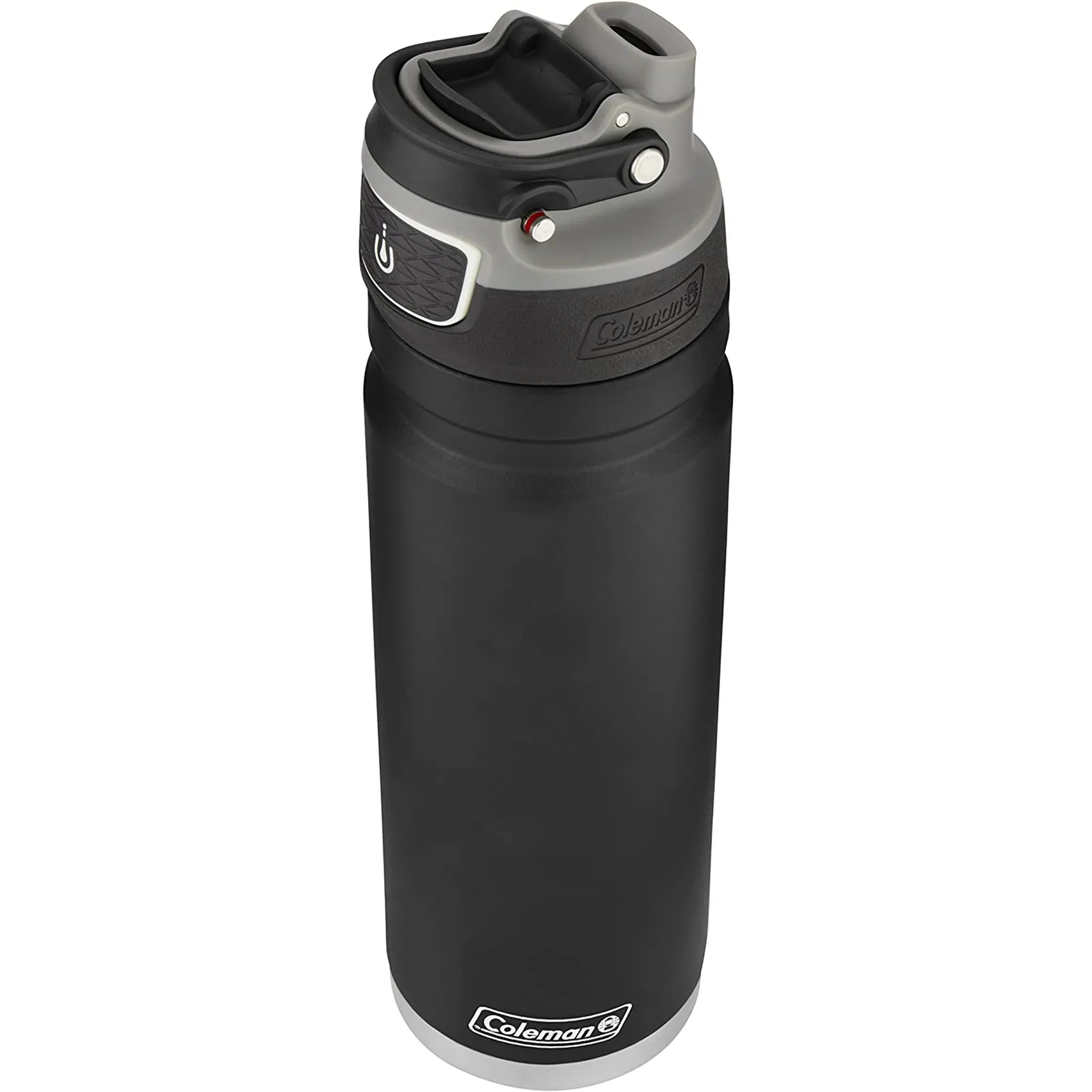 Coleman Freeflow Autoseal Stainless Steal Water Bottle, 24Oz, Black The Coleman Company Inc