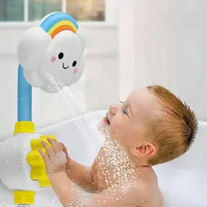 Baby Cartoon Shower Head, Sunflower Spray Shower Head, Rainbow Cloud Shower Head, Children Bathroom Shower Head, Baby Bath Toy