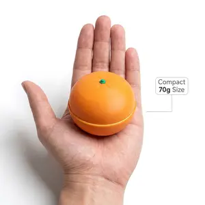 3D Print Simulation Orange Stress Relief Fidget Toy - Twistable, Peelable, Detachable - Desk Decor, Novelty Gift