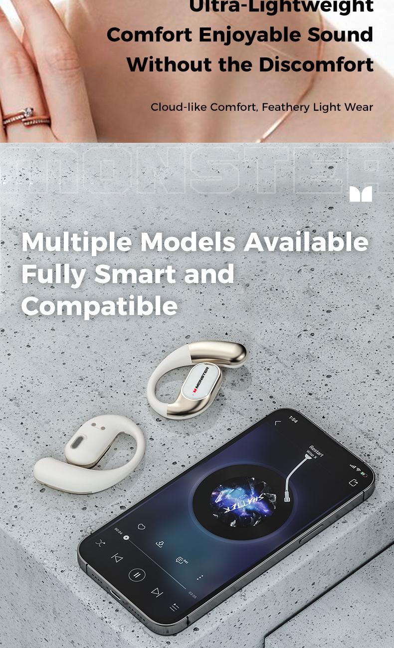 Monster Ear Buds - Headphones Bluetooth with Dual-Fold Design, Noise Isolation - 145H Playtime Wireless Earbuds Bluetooth 6.0, IPX5 Waterproof & Sweatproof Wireless Headphones, Headset Ideal Traveling Gadgets & Electronic Gifts for Men and Women Monster Ear Buds - Headphones Bluetooth with Dual-Fold Design, Noise Isolation - 145H Playtime Wireless Earbuds Bluetooth 6.0, IPX5 Waterproof & Sweatproof Wireless Headphones, Headset Ideal Traveling Gadgets & Electronic Gifts for Men and Women