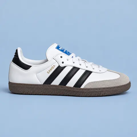 adidas Samba OG Cloud White Core Black IE3675 GS & Women's Fashion Sneaker New