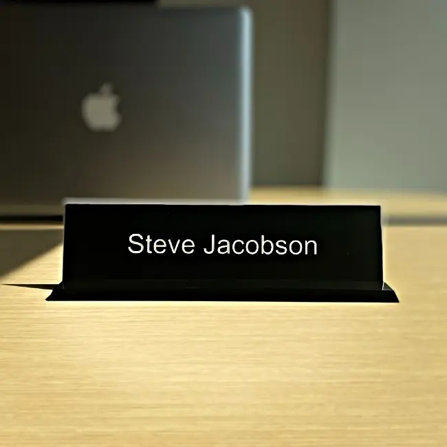 Personalized Engraved Desk Nameplate for Teachers, Office , Workplace, Cubicle, students, professors, professionals