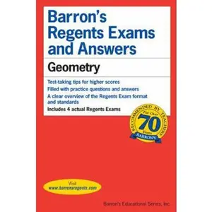 USED-Barron's Regents Exams and Answers Geometry by Lawrence S. Leff M.S. (Paperback)