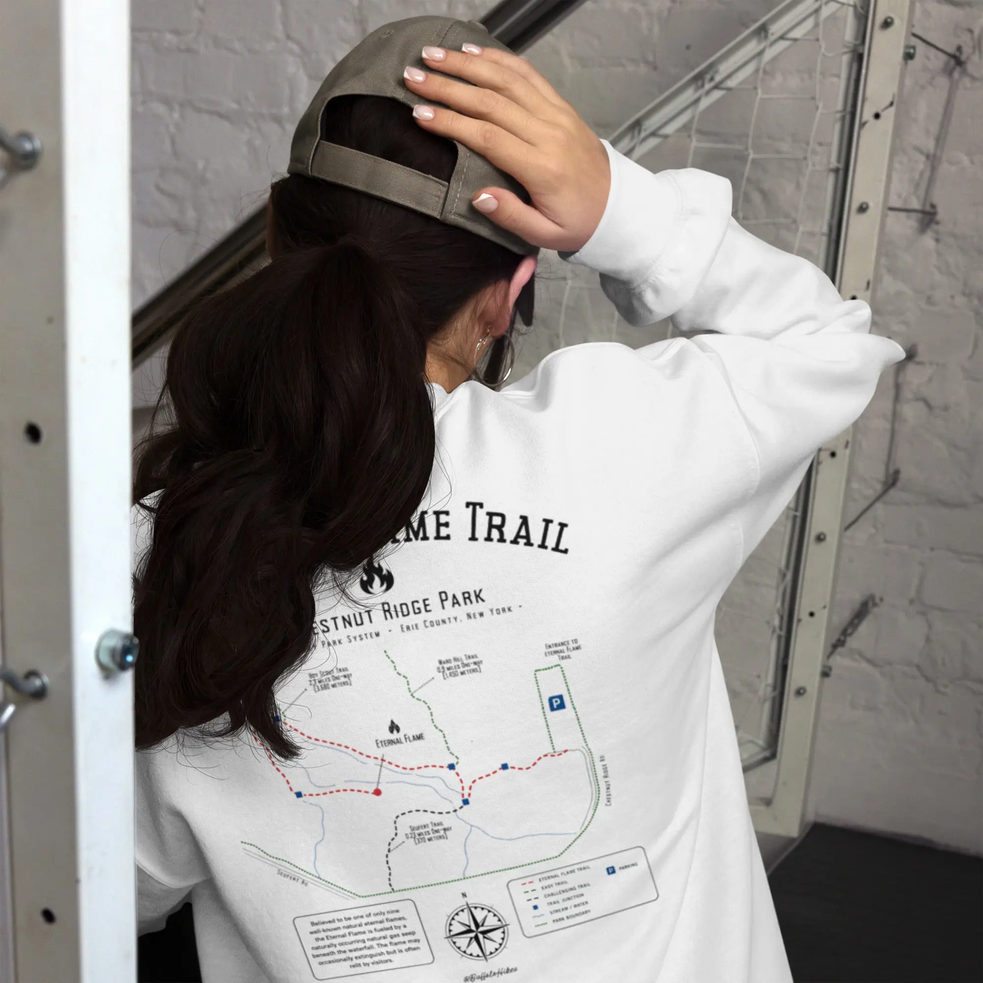 Eternal Flame Trail Crew Neck - Gildan 18000