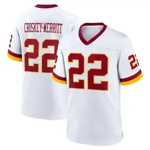 Full Print Croskey Meritt #22 Jersey Shirt, America Football Jersey, Sport Clothing, Football Uniform, Jersey For Football Fans, Gift for him